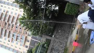 Spraying Demo of a cool mini water pump