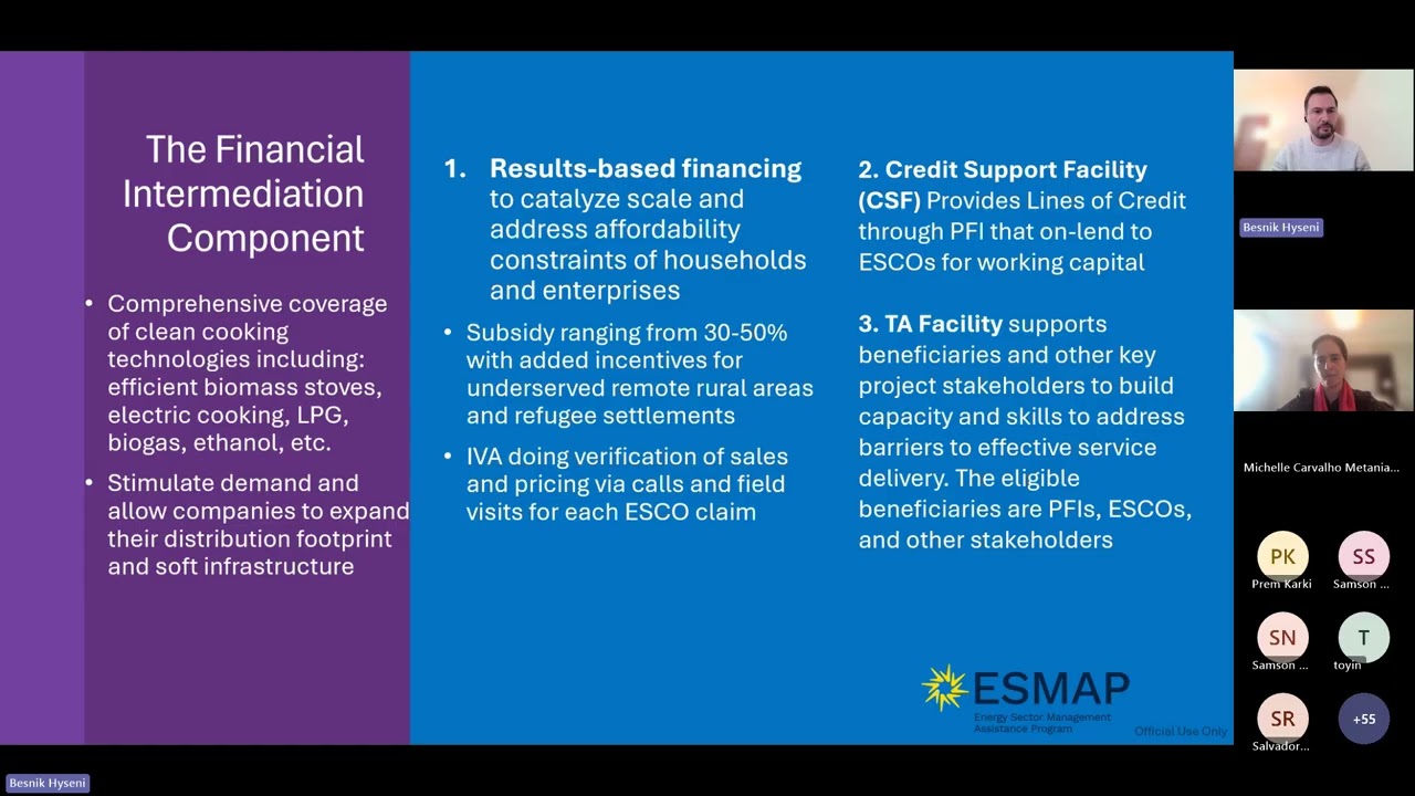 Planning a Clean Cooking Intervention: Delivery and Financing Models