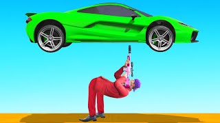 Craziest SNIPERS vs CARS Shot! (GTA 5 Funny Moments) screenshot 5