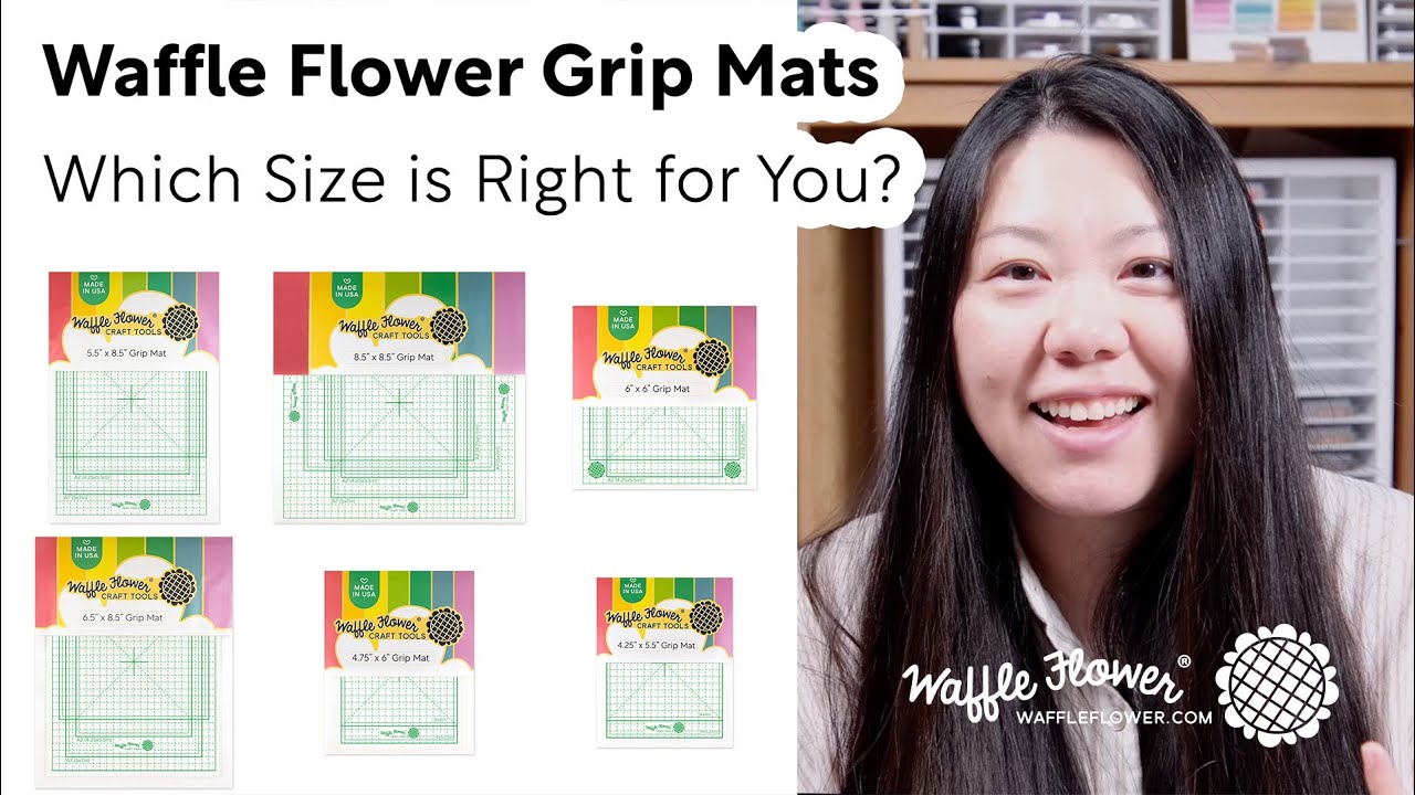 Waffle flower Grip Mat 5.5x8.5