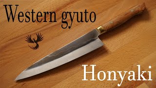 Making a honyaki western gyuto  Chef knife