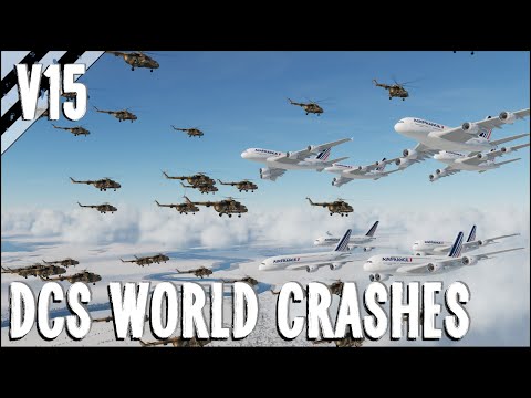 Helicopter Swarm, Rocket Takedowns & More! V15 | DCS World 2.5 Modern Flight Sim Crashes