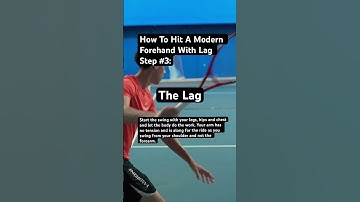 How To Hit A Modern Forehand With Lag - Step 3 #tennis #tennistips #forehand