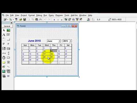 How to add the DTPicker and work with DTPicker in Visual Basic 6 0