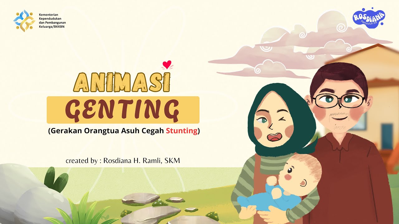 Materi GENTING Kemendukbangga BKKBN - Video Animasi Kemendukbangga || Rosdiana H Ramli