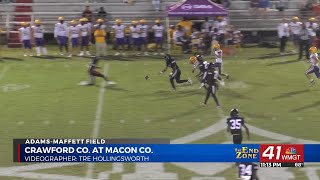 THE END ZONE HIGHLIGHTS: Crawford County visits Macon County