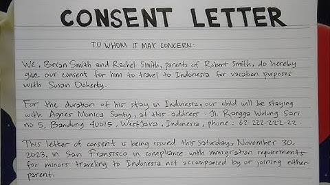 Stapsgewijze handleiding voor het schrijven van een toestemmingsbrief | Schrijfpraktijken