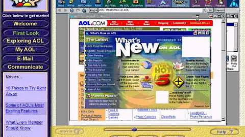 America Online Interactive Tour Guide: Some of AOL's Most Exciting Features