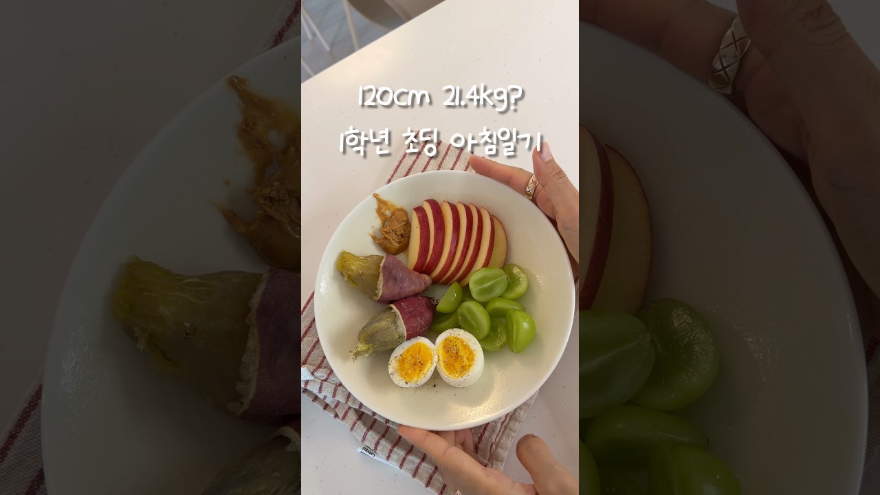 120cm 21.4kg? 초딩 아침 일기 — 콩시루 Kongsiroo 레시피 썸네일