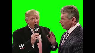Donald Trump - I'm Stronger Than You - WWE meme - Green Screen