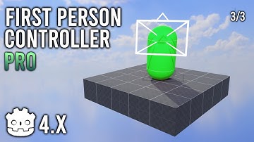 Godot 4.X : Ultimate First Person Controller Tutorial Part 3 ( 2023 )