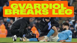 Thumbnail for Gvardiol out for rest of season with broken leg | Man City chase Marc Guehi