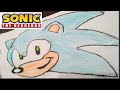 How to draw a sonic  sonic the hedgehog howtodraw kidsdrawing