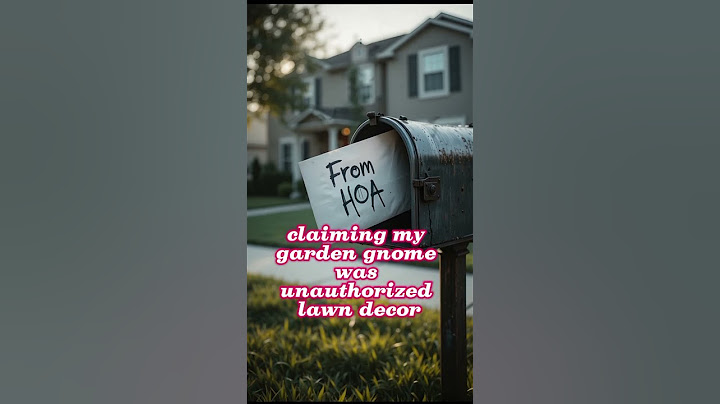 I can’t believe my HOA did this 😡