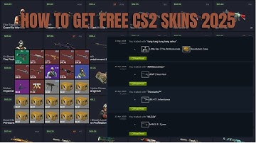 How to Get FREE CS2 Skins in 2025 (No BS) #cs2 #freeskins #cs2skins #counterstrike2  #cs2giveaway
