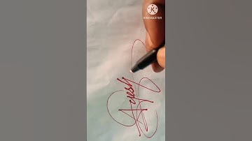 How to write A name Signature Ayesha signature