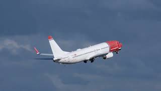 Norwegian, Boeing 737-8Jp Departure To Trd From Rix | Aircraft Ln-Nha | Flight Dy1079