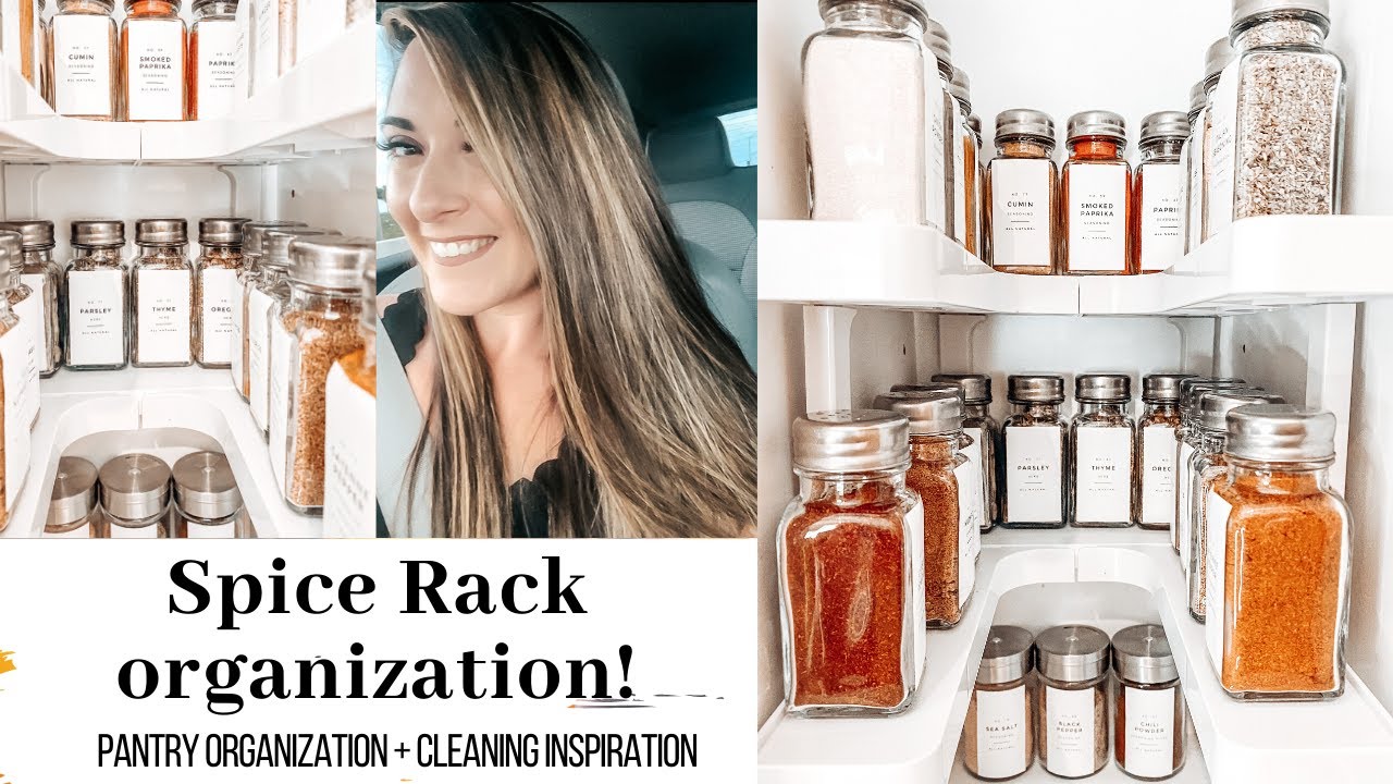 SPICE RACK ORGANIZATION // ORGANIZE WITH ME // CLEANING INSPIRATION