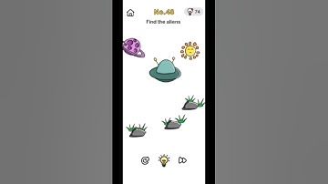 Brain out level 48+(Find the aliens)