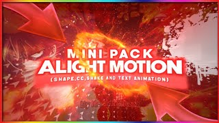 • Mini VFX Pack AlightMotion • ( Shape,CC,Shake And TextAnimation) • 🔥THANKS FOR 1K SUBS🔥