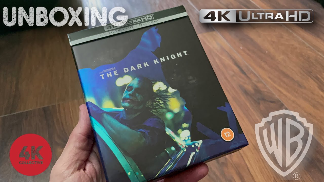 The Dark Knight 4k UltraHD Blu-ray Collector's Steelbook limited edition  unboxing 