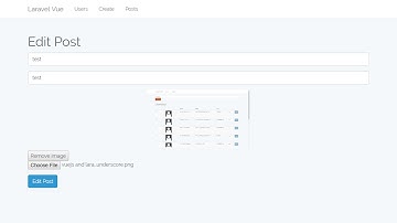 laravel 5 3 and vuejs 2 1 x Post edit update image
