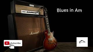 Blues Backing Track in Am chords