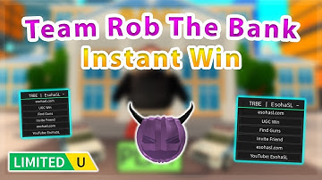 [UGC LIMITED] Team Rob The Bank Escape | Instant Win / Find Guns Script