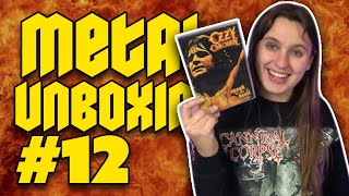 Unpacking vintage CD's and Tee Shirts⎮Metal Unboxing #12