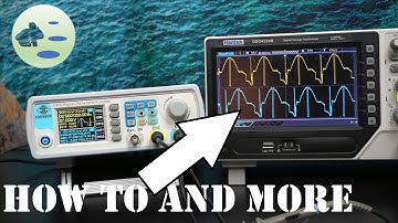 DDS signal generator/counter JDS6600-15M functional demonstration advanced