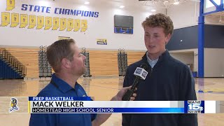 Homestead senior Mack Welker full interview on committing to Wright State basketball