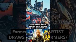 MARVEL ARTIST draws TRANSFORMERS/GIJoe CROSSOVER!