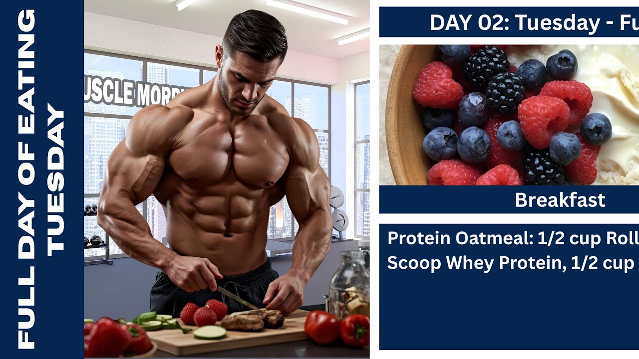 Питание на весь день для снижения веса | Высокобелковые блюда для наращивания мышечной массы