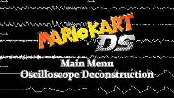 Mario Kart DS Kiosk Demo - Main Menu (Oscilloscope Deconstruction)