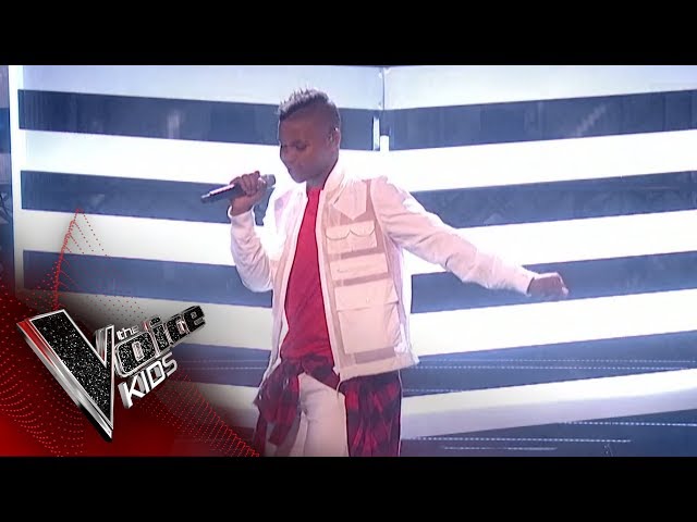 Donel Mangena Performs ‘Bang Like A Drum’: The Final | The Voice Kids UK 2018 class=