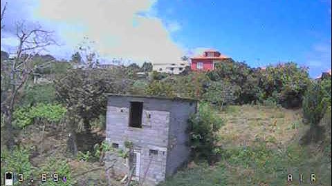 RAW Fatshark HD3 DVR footage Achada Vigia FPV