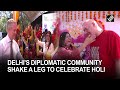 Holi celebrations in full swing: Delhi’s diplomatic community shake a leg, enjoy festivities