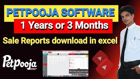 Petpooja software software Report downloade | Petpooja billing software -1 yers or 3 month Report