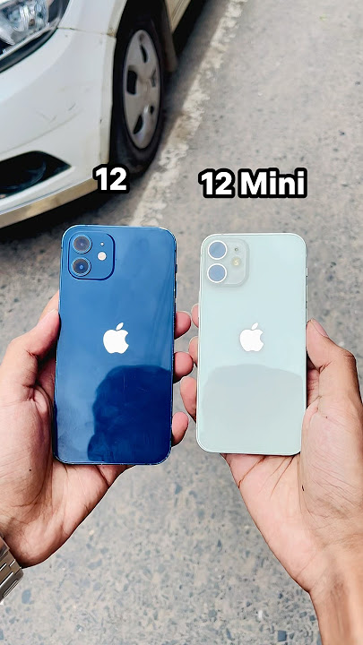 iPhone 12 Vs iPhone 12 Mini🔥#shorts
