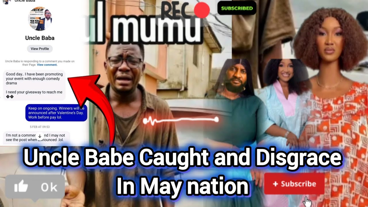 Uncle Baba caught begging May Nation for Giveaway...