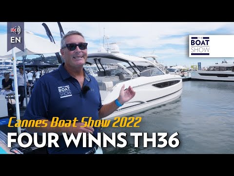 ⁣FOUR WINNS TH36 - Walking Through Motor Boat - The Boat Show