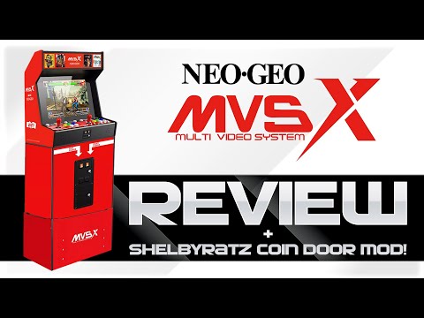 SNK NEOGEO MVSX Review: PLUS Light Up Coin Door Mod! - YouTube