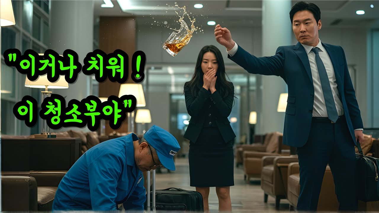 청소부 복장의 항공사 사장을 괴롭힌 예비 사위 인생이 나락으로 떨어지는데