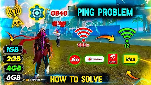 High Ping Problem In Free Fire | Free Fire Ping Problem Solution | Free Fire 999+ Problem