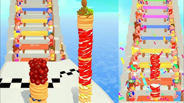 Pancake Run android phone gameplay An gaming 3d pancake Run
