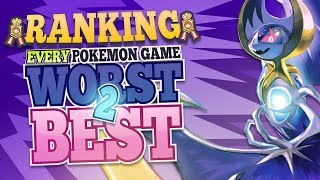 Ranking Every Pokemon Game from Worst to Best