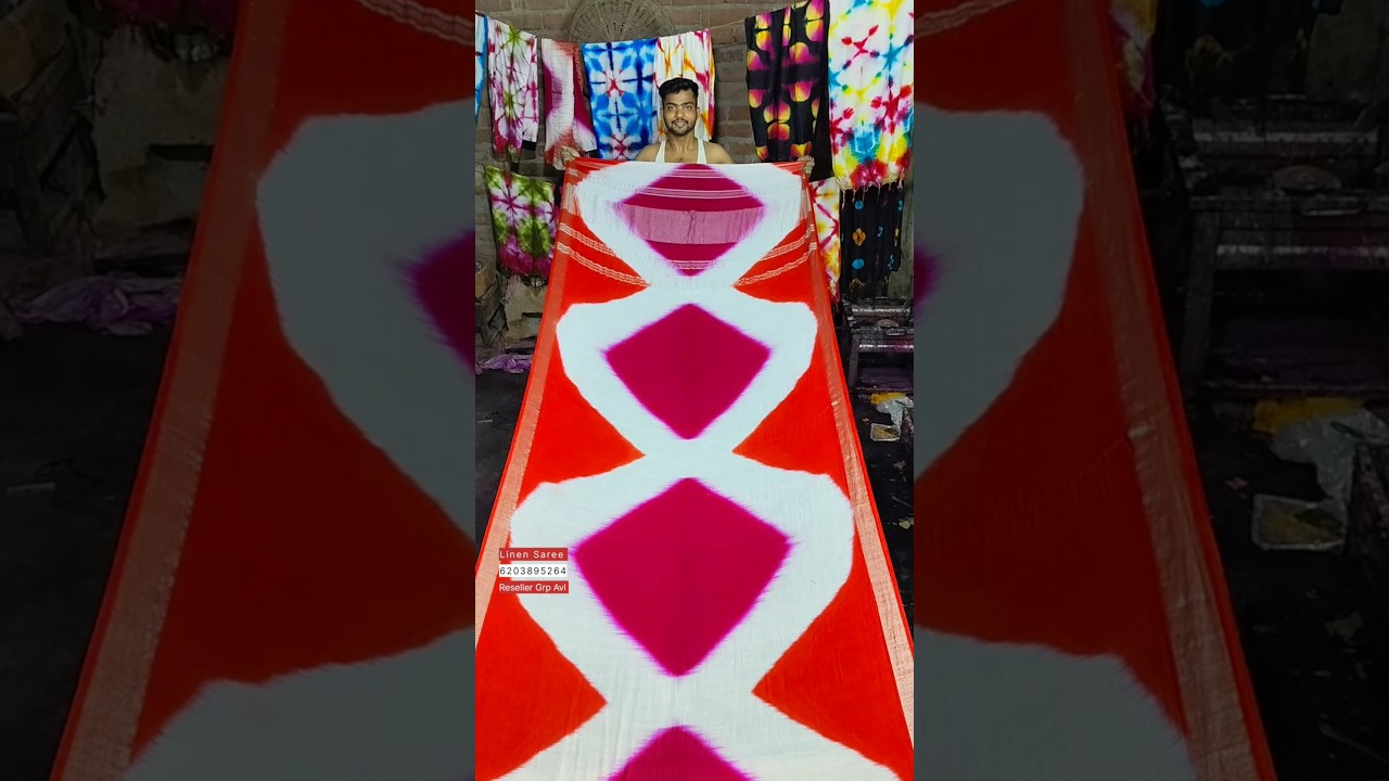 गुलाबी साड़ी pink colour 