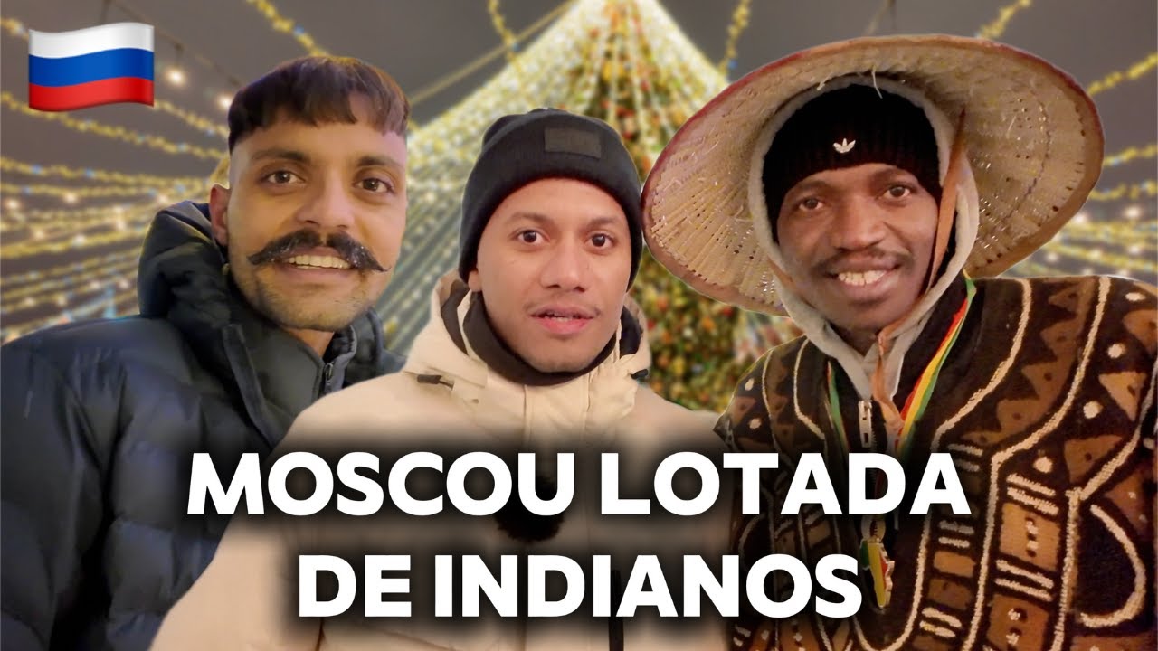 🇷🇺 INDIANOS INVADIRAM MOSCOU? O INACREDITÁVEL ANO NOVO NA RÚSSIA