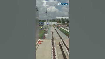 Cận cảnh đoàn tàu metro số 1 chạy thử tại TP.HCM #shorts