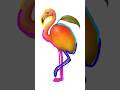 How to Draw a FLAMANGO #shorts #brainrot #drawing #art